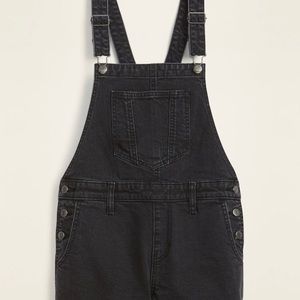 Old Navy Black Shortalls with 3” inseam